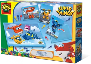 Super Wings Board Game Packaging PNG Image