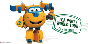 Super Wings Character Promotion PNG Image