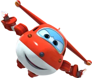 Super Wings Jett Character PNG Image