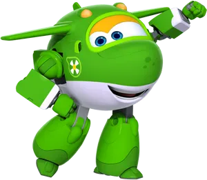 Super Wings Mira Character Render PNG Image