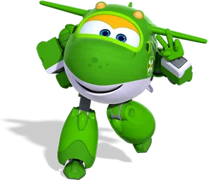 Super Wings Mira Character Render PNG Image