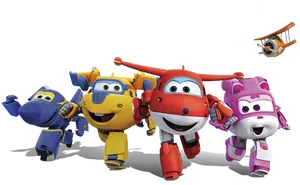 Super Wings Team Adventure PNG Image