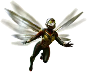 Superhero_ Flying_with_ Wings.png PNG Image