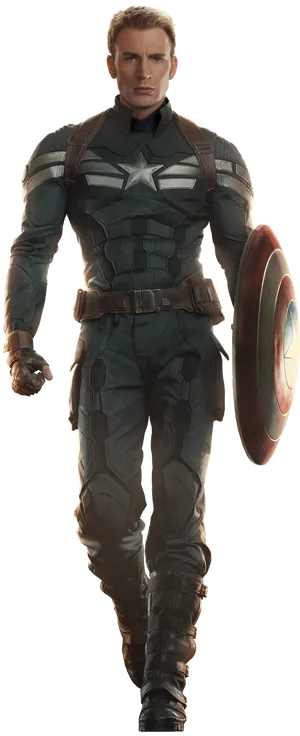 Superhero_ Soldier_with_ Shield PNG Image