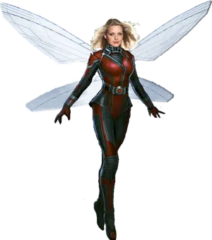 Superhero Wasp Costume PNG Image