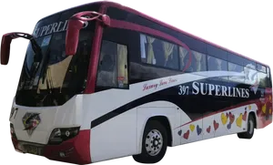 Superlines Tour Bus397 PNG Image