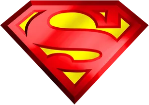 Superman Logo Iconic Design PNG Image