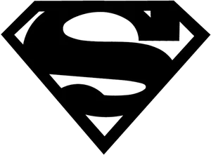 Superman Logo Outline PNG Image