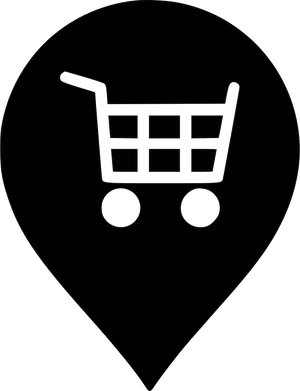 Supermarket Location Icon PNG Image