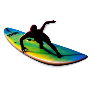 Surfer With Sunset Background Png 56 PNG Image