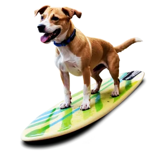 Surfing Dog PNG Lcy PNG
