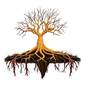 Surreal Tree Roots Concept Png Sdg28 PNG Image