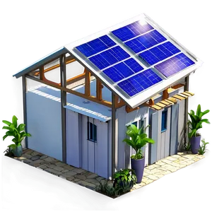 Sustainable Solar Housing Png Qeh35 PNG Image