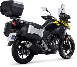 Suzuki Adventure Touring Motorcycle PNG Image