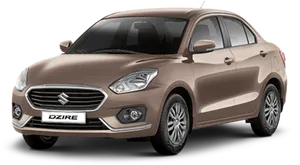 Suzuki Dzire Sedan Brown PNG Image