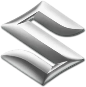 Suzuki Logo Silver3 D PNG Image