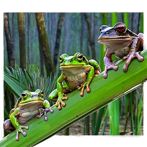 Swamp Frogs Gathering Png 58 PNG Image