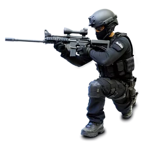 Swat Team Officer Png Mej PNG Image