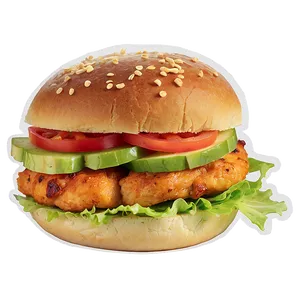 Sweet And Spicy Chicken Sandwich Png 06132024 PNG Image