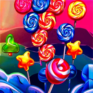 Sweet Candy Land Map Png 83 PNG Image