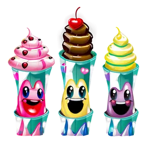 Sweet Food Characters Png Xdh PNG Image