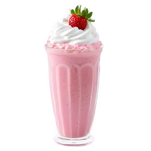 Sweet Strawberry Milkshake Png Lwi PNG Image