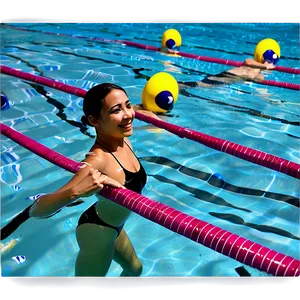 Swimming Pool Lap Exercise Png 06262024 PNG Image