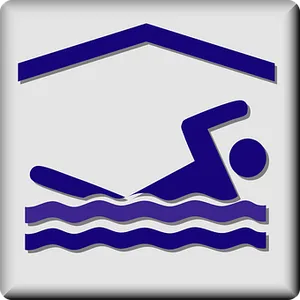 Swimming Pool Sign Icon PNG Image