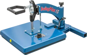 Swing Man15 Heat Press Machine PNG Image