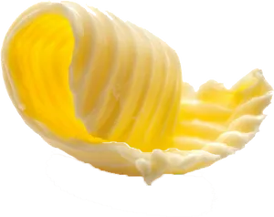 Swirled Butter Curl PNG Image