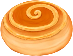 Swirled Custard Illustration PNG Image