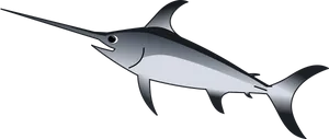 Swordfish Vector Illustration PNG Image