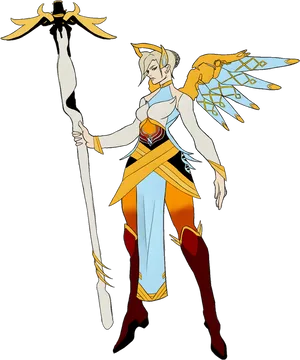 Symmetra Overwatch Character Art PNG Image