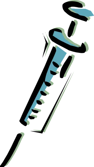 Syringe Graphic Illustration PNG Image