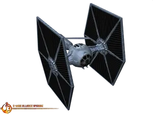 T I E Fighter Star Wars Spacecraft PNG Image