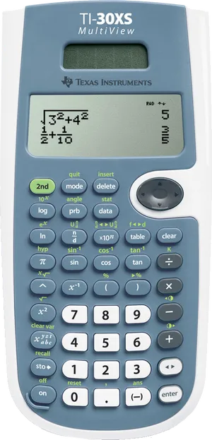 T I30 X S Multi View Scientific Calculator PNG Image