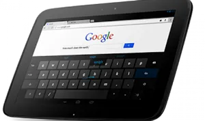 Tablet Google Search Homepage PNG Image