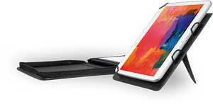 Tabletwith Protective Caseand Stand PNG Image