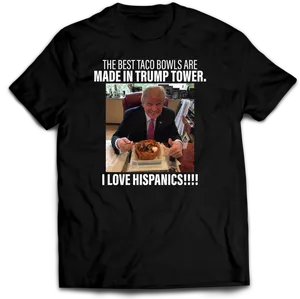 Taco Bowl Appreciation T Shirt PNG Image