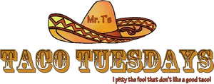 Taco Tuesdays Promotion PNG Image