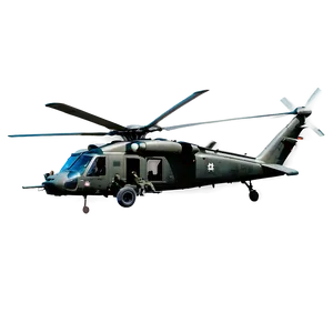 Tactical Black Hawk Helicopter Png Ytc82 PNG Image