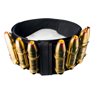 Tactical Bullet Belt Png 06272024 PNG Image