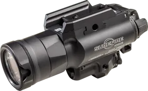 Tactical Flashlight Laser Combo PNG Image