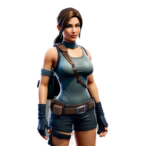 Tactical Lara Croft Fortnite Outfit Png 33 PNG Image