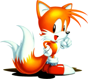 Tailsthe Fox Sonic Character PNG Image