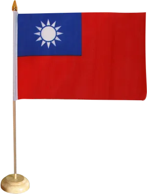 Taiwan National Flagon Pole PNG Image