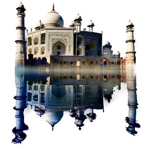 Taj Mahal Reflection In Water Png Yoo93 PNG Image