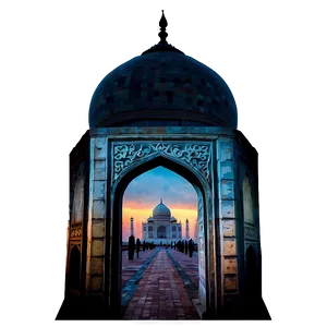 Taj Mahal Sunrise Background Png Xrg39 PNG Image