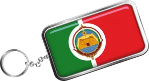 Tajikistan Flag Keychain PNG Image