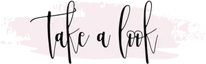 Take A Look_ Calligraphy_ Banner PNG Image